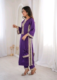 *READYMADE KURTI-PANT WITH BATWA* - M-38 - M-38