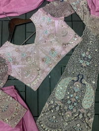 *New Super Trending Embroidery Sequence work ready to wear saree with Embroidery Blouse*