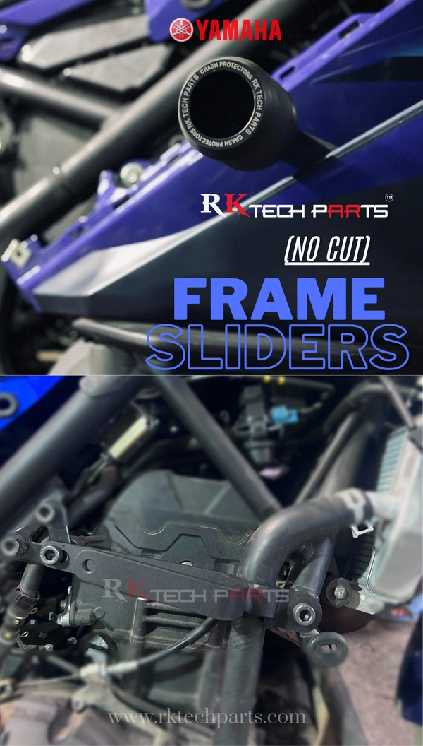 RKTECH YAMAHA R3 2022+ (NO CUT) FRAME SLIDERS