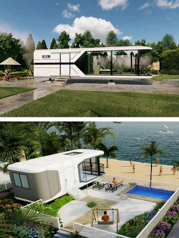 cabin tiny homes ready to ship/ friendly waterproof double wide prefabricated house/ portable house foldable container home vill