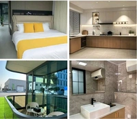 DEEPBLUE cabin tiny homes ready to ship/ friendly waterproof double wide prefabricated house/ portable house foldable container home vill - Sauvignon, 85*33*32