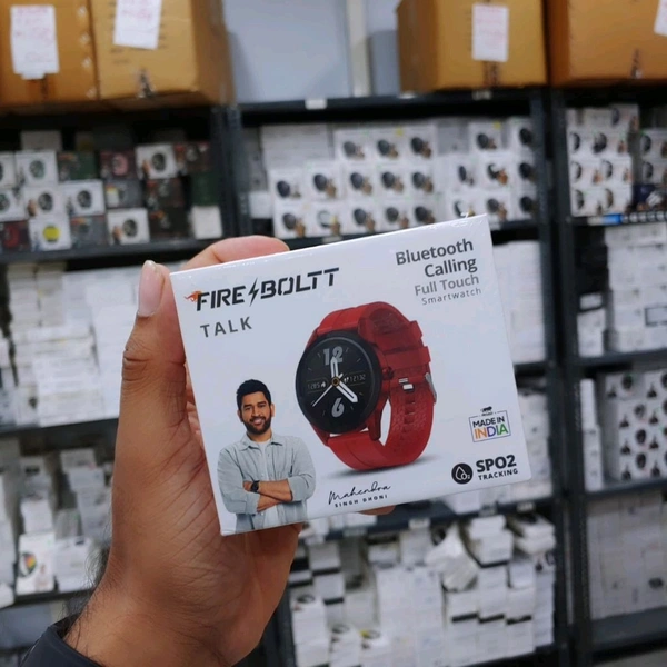 Fire-Boltt Talk 35.3mm (1.39) Bluetooth Calling with SpO2, Metal Body & Luxury Design Smartwatch