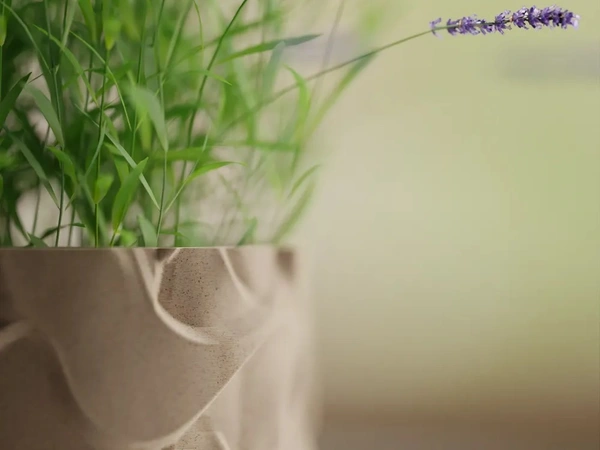 Styra Wavy Pattern Planter Pot - 12 cm, New Orleans