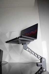 Laptop Mount Stand - Adjustable Height & Angles