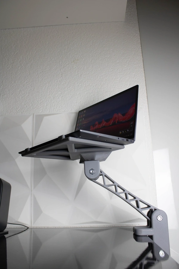 Laptop Mount Stand - Adjustable Height & Angles