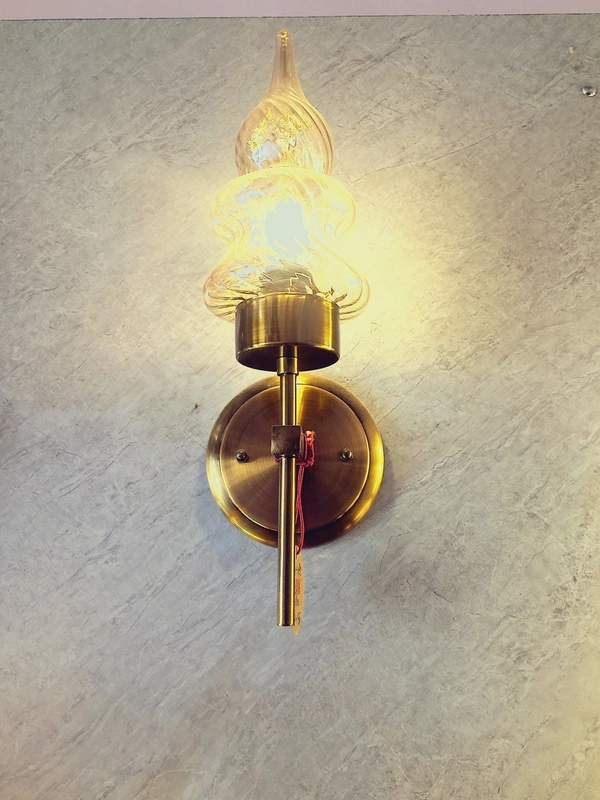 Sri Ram Light House Wallchiere Wall Lamp With Bulb - Golden Grass, White