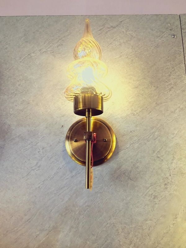 Sri Ram Light House Wallchiere Wall Lamp With Bulb - Golden Grass, White