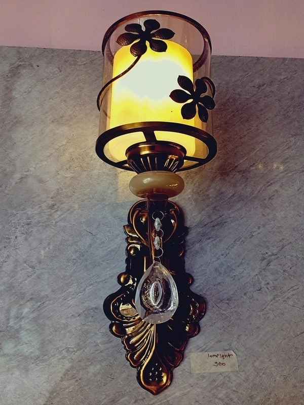 Onecya Royal Fancy Uplight Wall Lamp With Bulb - Woodrush