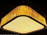 Modern Square Crystal Chandelier | Golden LED Ceiling Light in Jaipur - Sriramlighthouse.in - Gold