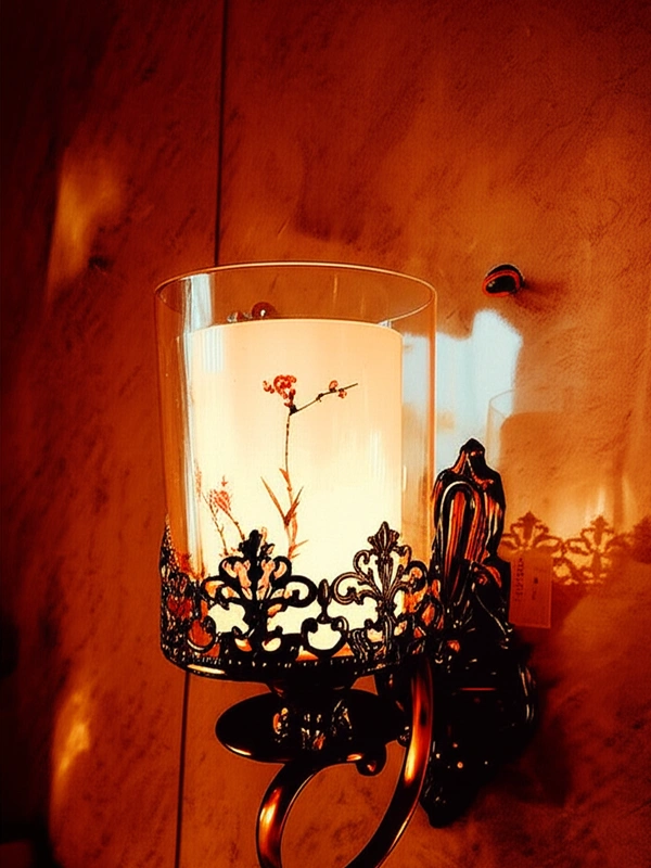 3124 Glass Wall Light - Reef Gold