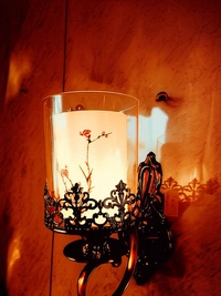 3124 Glass Wall Light - Reef Gold