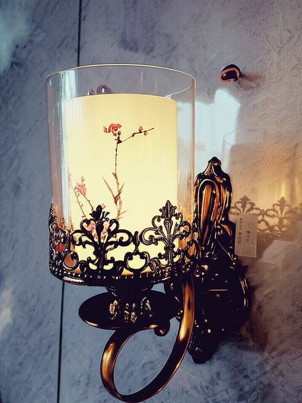 3124 Glass Wall Light - Reef Gold