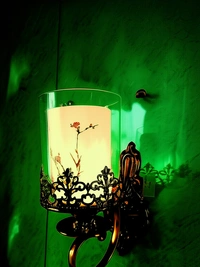 3124 Glass Wall Light - Reef Gold