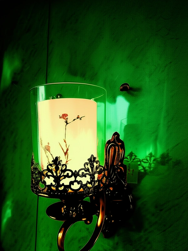 3124 Glass Wall Light - Reef Gold