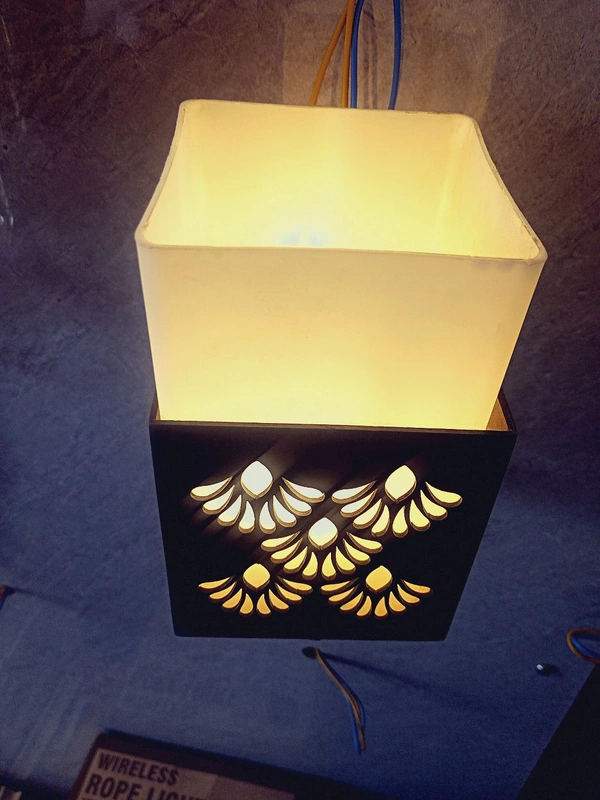 Modern Design Three Shade Wall Lamp With Bulb