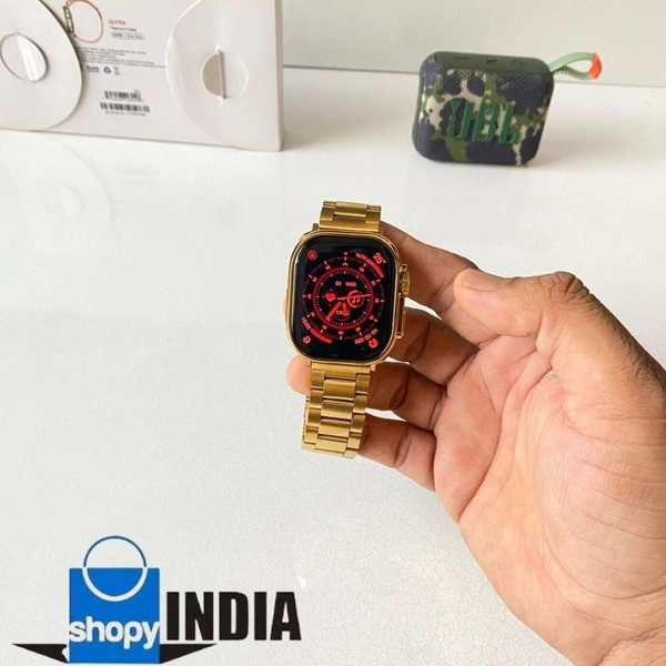 Apple Ultra 3d Curved Display With Logo On/Off (Dual Strap)