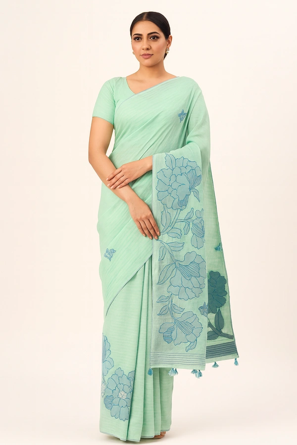 FANCEY SAREE-SKU-300000651