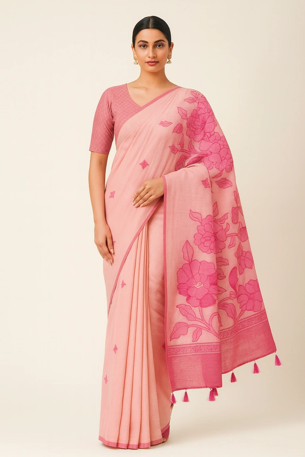 FANCEY SAREE-SKU-300000368