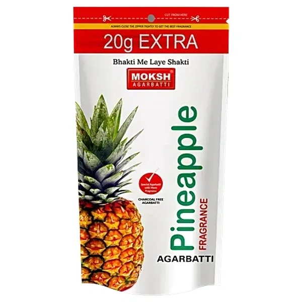 MOKSH PINE APPLE AGARBHAKTHI - 90G+20G