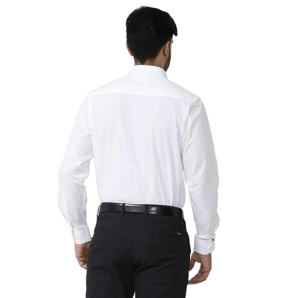 POOMEX SHIRT-COMFORT COTTON - 42, WHITE