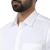 POOMEX SHIRT-COMFORT COTTON - 42, WHITE