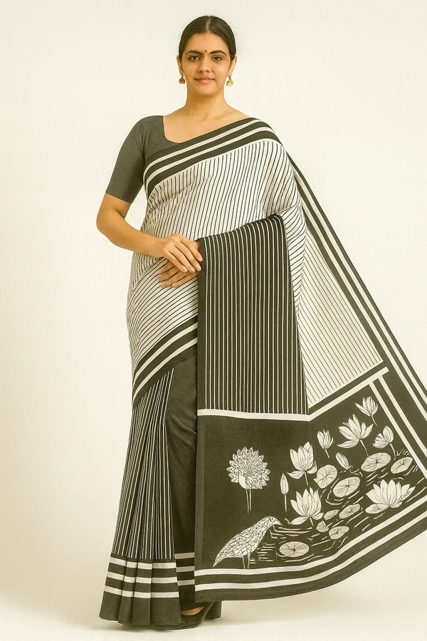 FANCEY SAREE-SKU-300000659