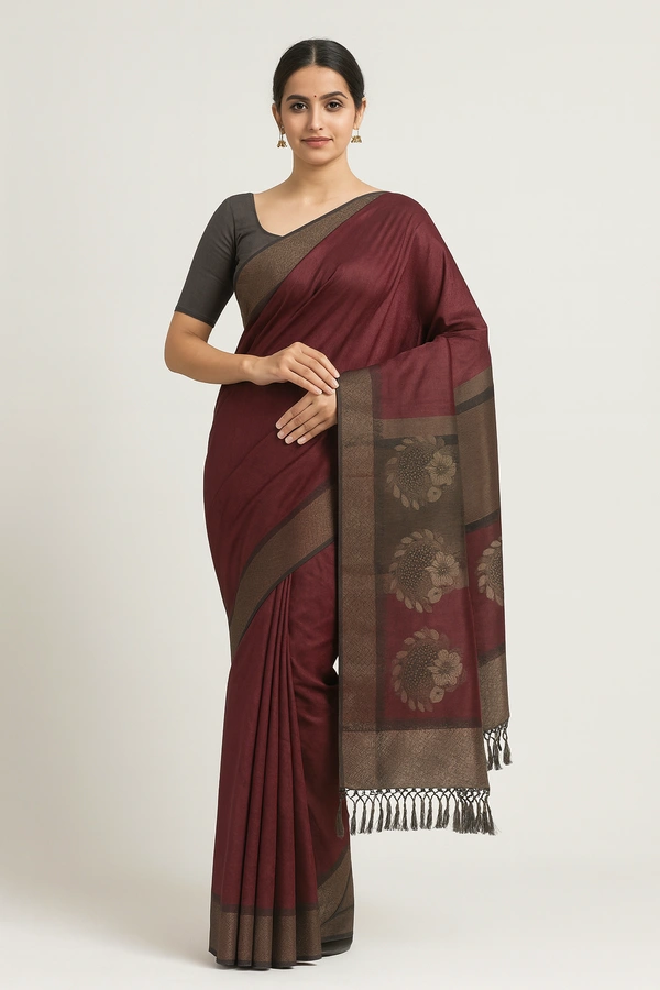 FANCEY SAREE-SKU-300000367