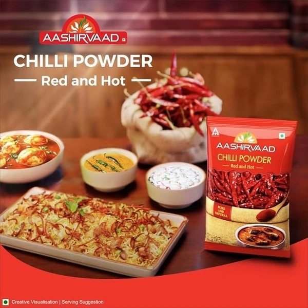 AASHIRVAD CHILLI POWDER - 500GRAMS