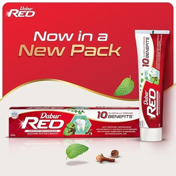 DABUR RED TOOTH PASTE - 200GRAMS