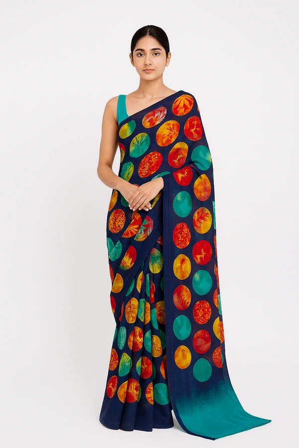 fancey saree-sku-200095090