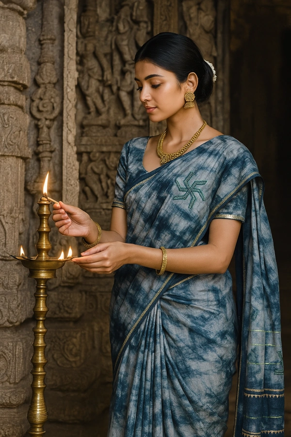 KALPSUTRA FANCEY SAREE-SKU-200003059