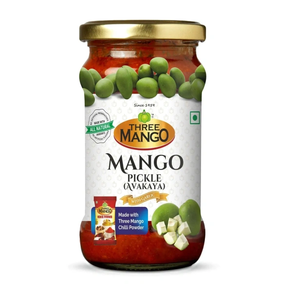 THREE MANGO MANGO PICKEL - 300GRAMS