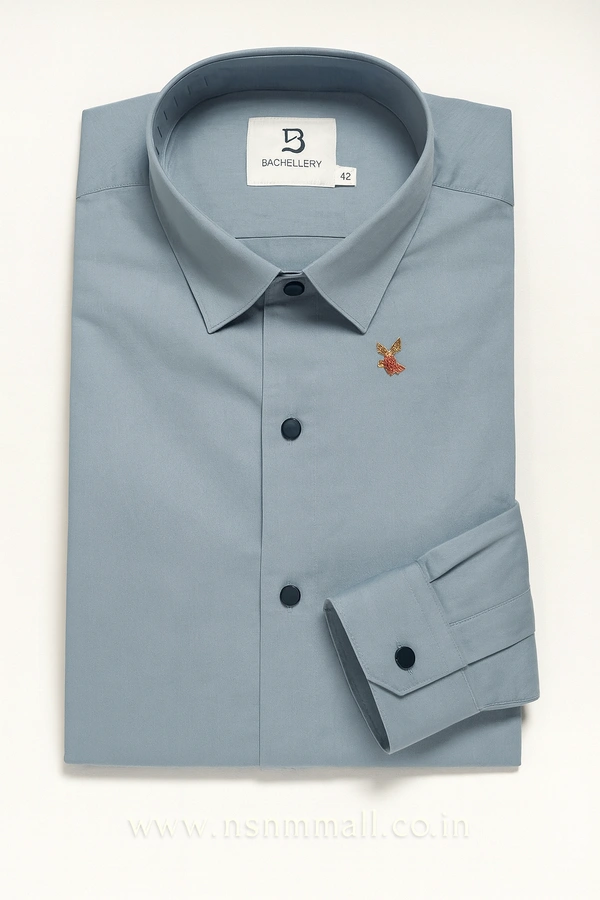 BACHELLERY SHIRT-NEW000000130 - XL, SKY BLUE