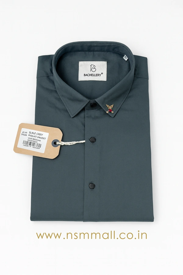 BACHELLERY SHIRT-NEW000000133 - XL, GREY