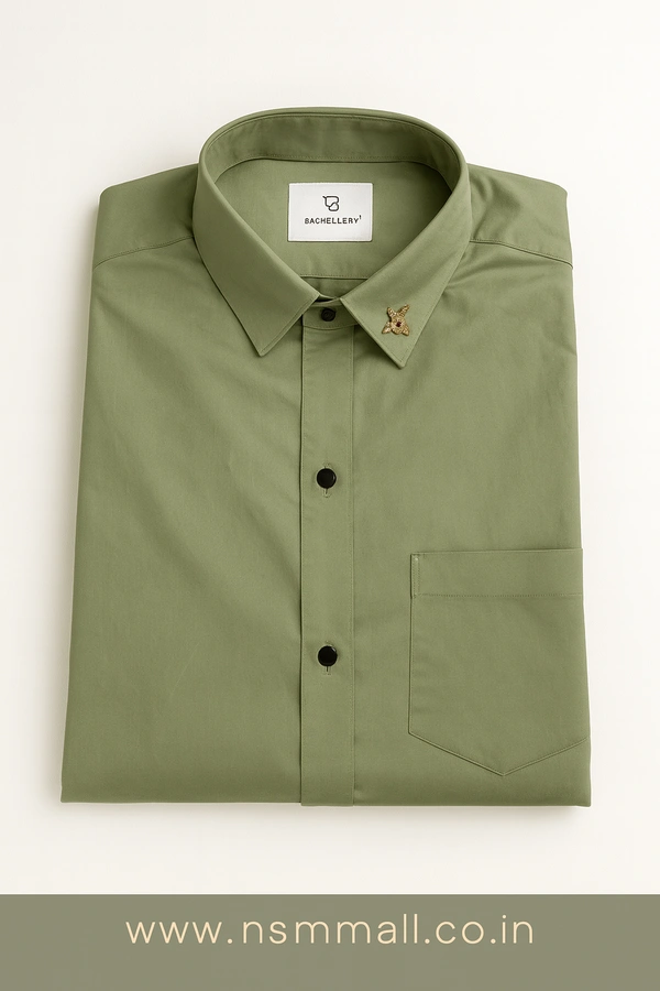 BACHELLERY SHIRT-NEW000000174 - XXL, L.GREEN