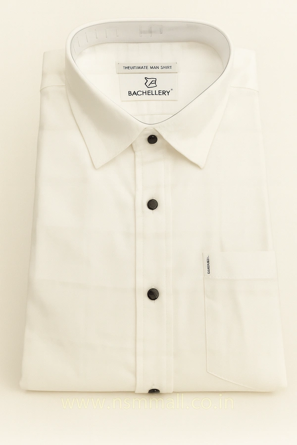 BACHELLERY SHIRT-NEW000000221 - LARGE, WHITE