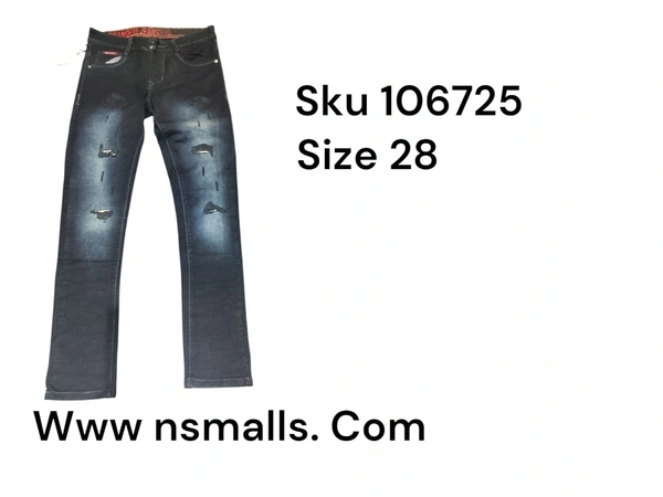 RED CHERRY TON JEANS-SKU-106725-28 - 28