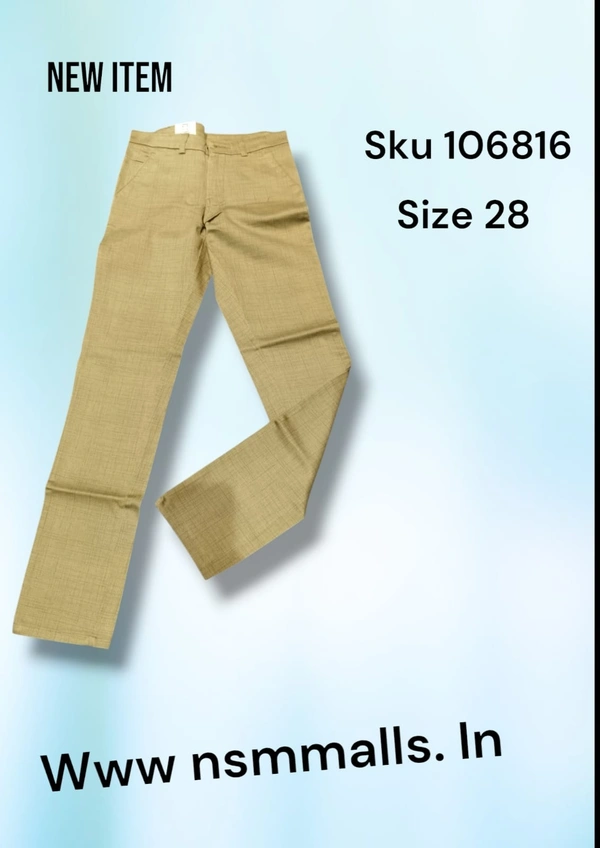 PARKEY COTTON PANT-SKU-106816-28 - 28