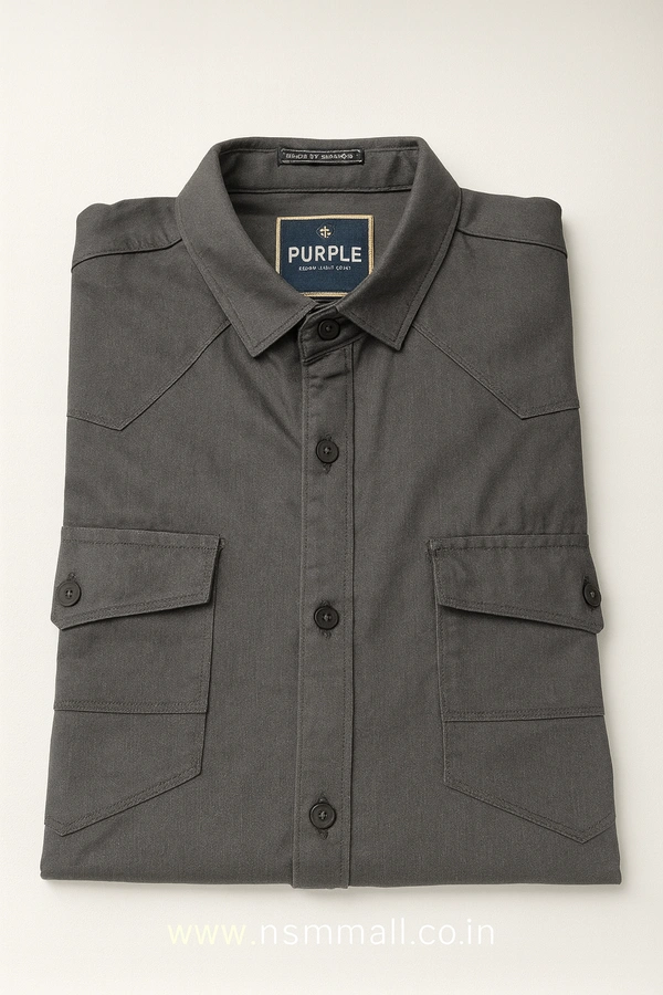 PURPLE SHIRT-SKU-11110 - MEDIUM