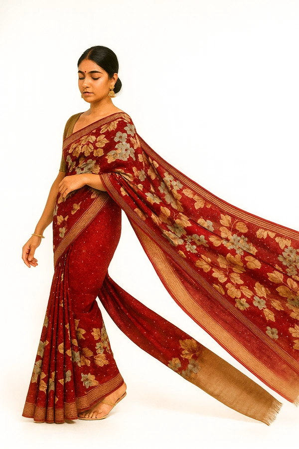 L.T FANCEY SAREE-Sku-300000217