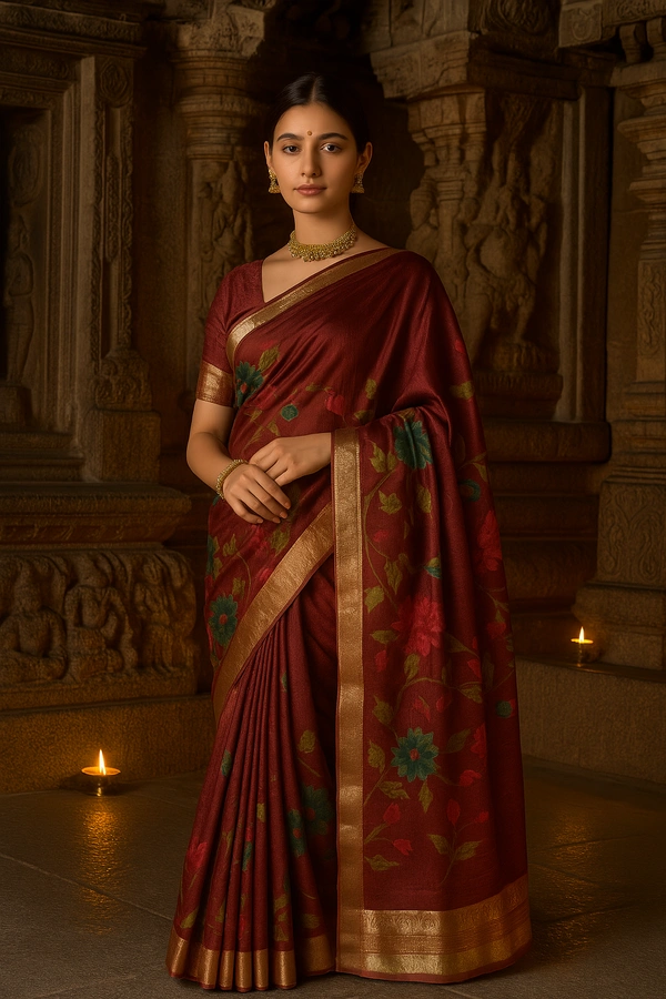 SILK FANCEY SAREE-SKU-200002405