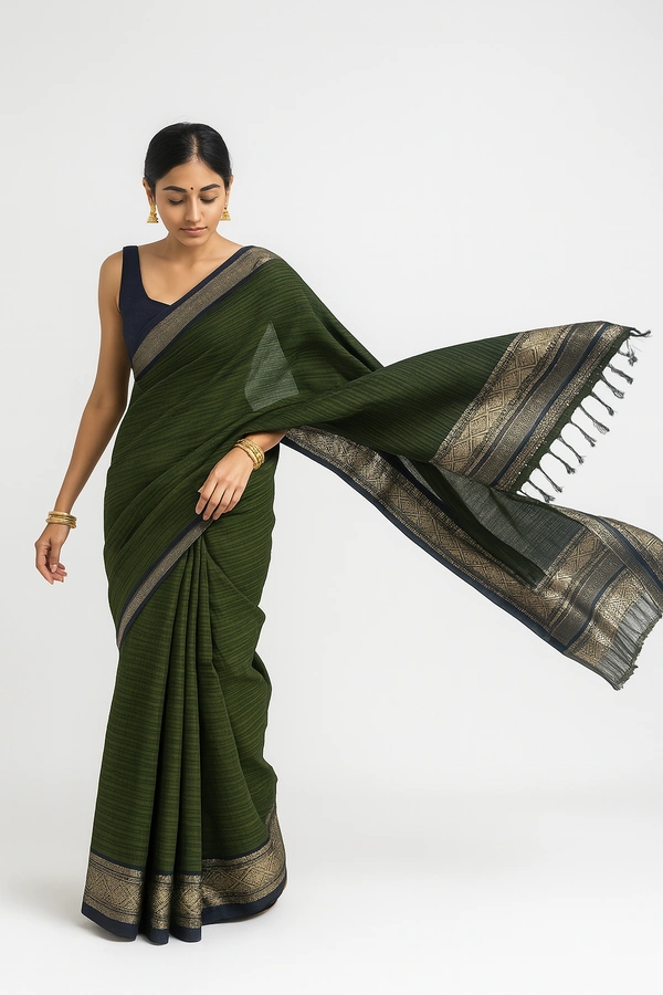 GSR  Cotton Saree -sku-200001230