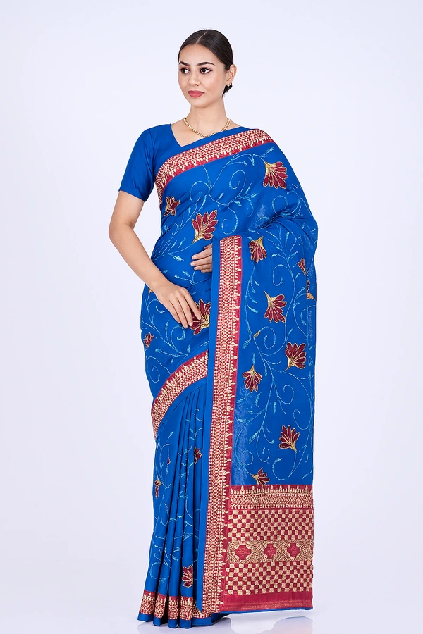 cotton saree-Sku-200001282