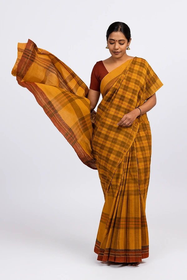COTTON SAREE-SKU-200001339