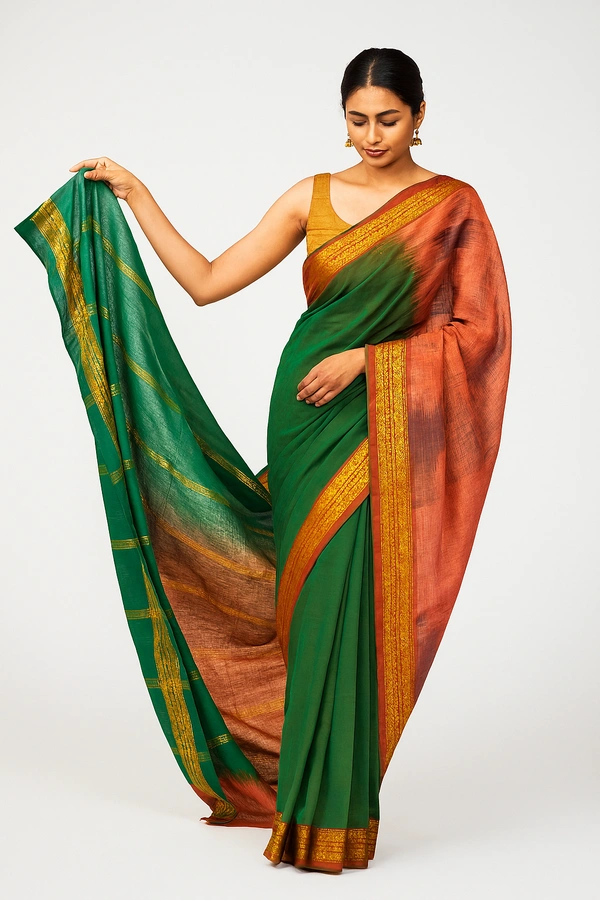 COTTON SAREE-SKU-200001371