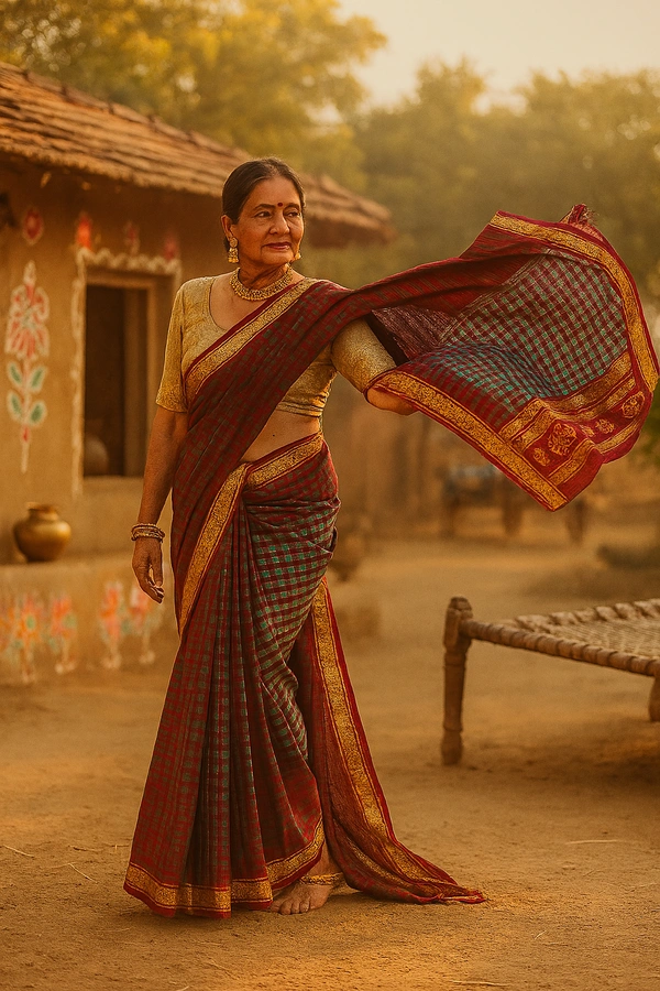 COTTON SAREE-SKU-200001402