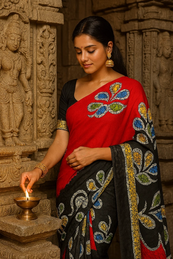 COTTON SAREE-Sku-200001987