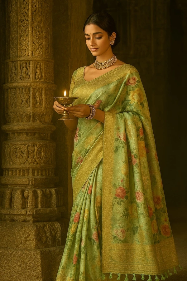 JOH RIVAAJ FANCEY SAREE-SKU-200001992