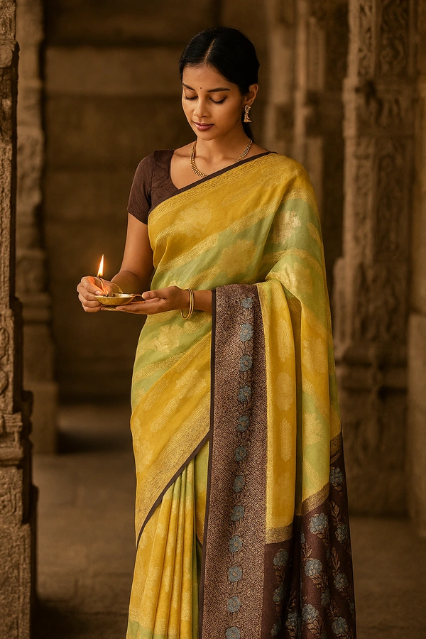 Gsr  Fancy Saree-sku-200002136