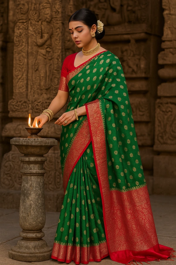 CRUSH FANCEY SAREE-SKU-200002213